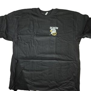 Dixxon T Shirt Mens 2X Black Let Freedom CAW 100%‎ Cotton Short Sleeve NEW